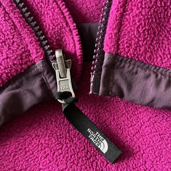 The North Face Denali Fleece Zip-up Jacket Women Size Medium Magenta/purple/pink - Picture 7 of 12